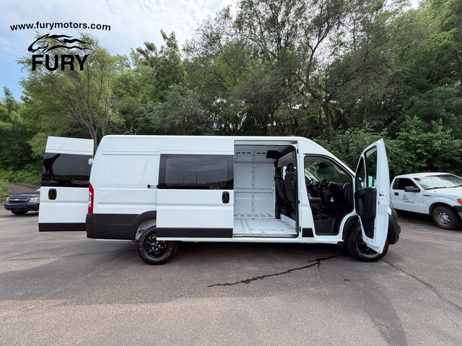 2026 Bright White Clearcoat Ram ProMaster 3500 High Roof FWD Van