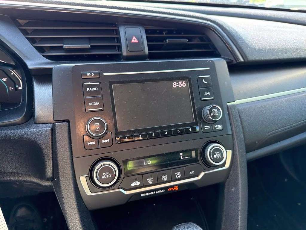 2019 White Orchid Pearl Honda Civic LX FWD Sedan