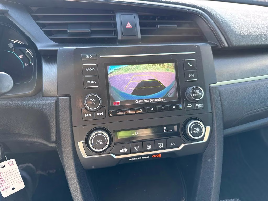 2019 White Orchid Pearl Honda Civic LX FWD Sedan