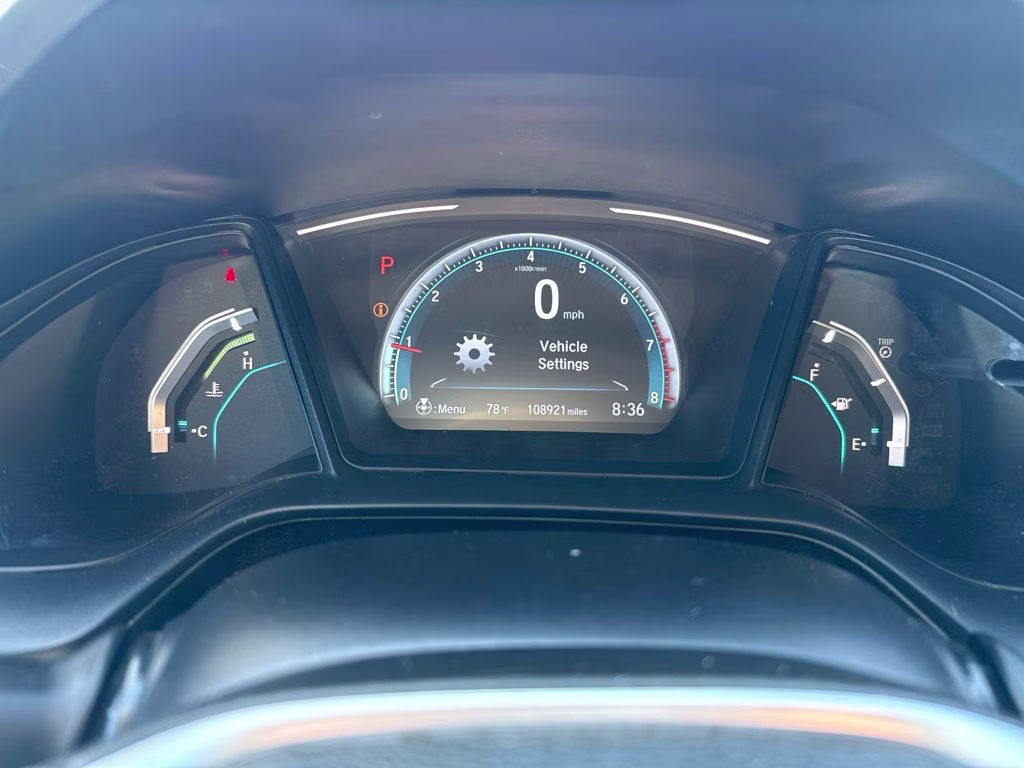 2019 White Orchid Pearl Honda Civic LX FWD Sedan