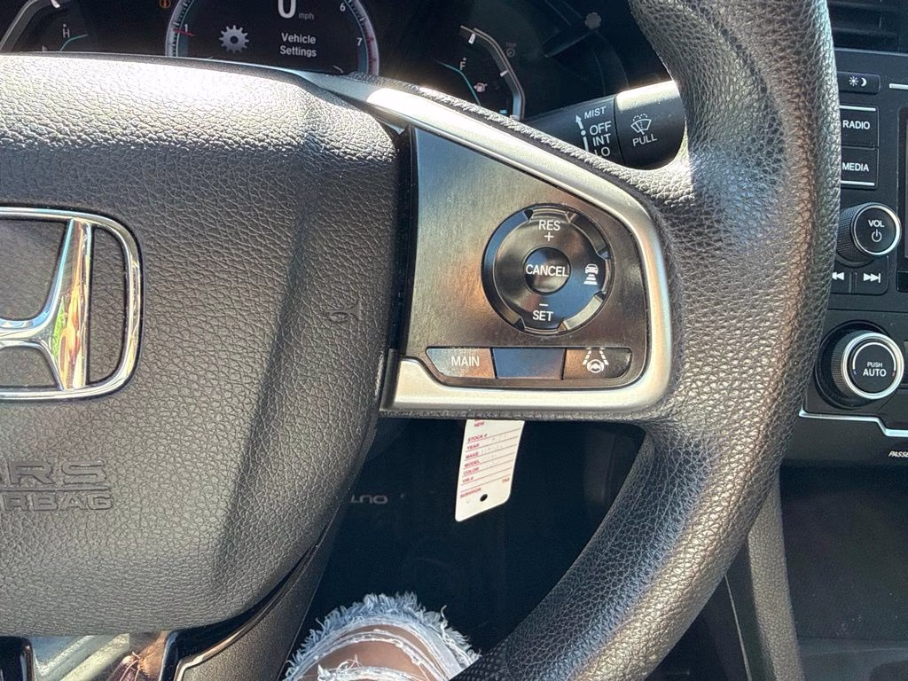 2019 White Orchid Pearl Honda Civic LX FWD Sedan