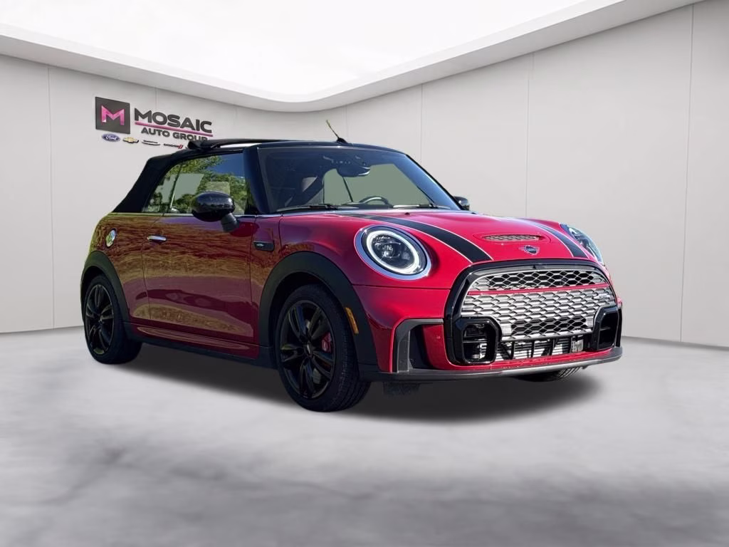 2022 Chili Red MINI John Cooper Works Signature FWD Convertible