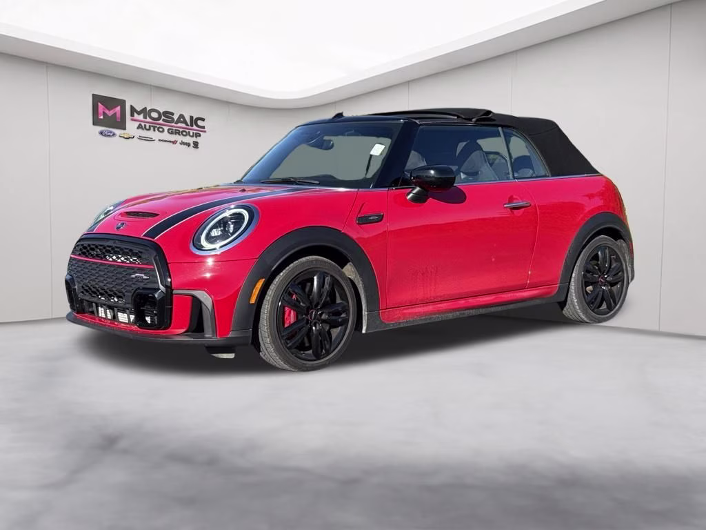 2022 Chili Red MINI John Cooper Works Signature FWD Convertible