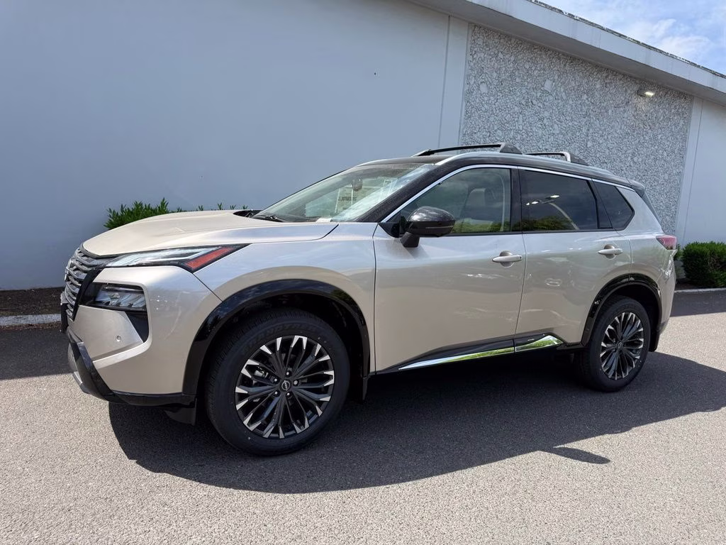 2026 Champagne Silver/Black Nissan Rogue Platinum AWD SUV