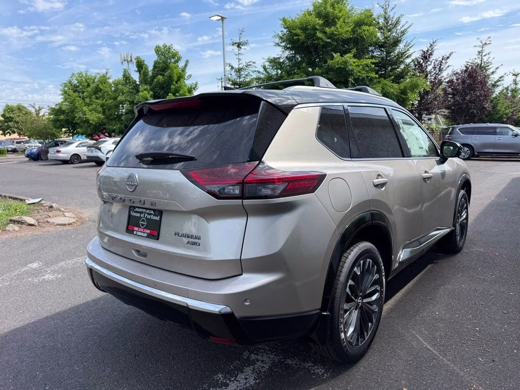 2026 Champagne Silver/Black Nissan Rogue Platinum AWD SUV