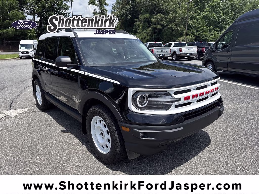 2023 Shadow Black Ford Bronco Sport Heritage 4X4 SUV