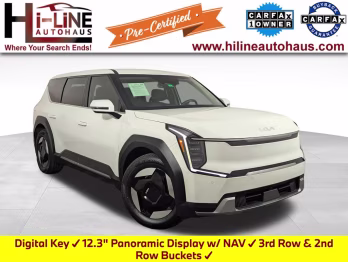 2024 Snow White Pearl Kia EV9 Light Long Range RWD SUV