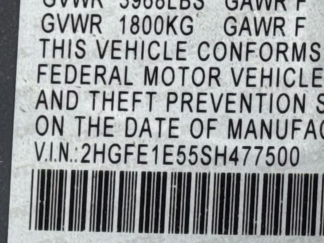 2025 Urban Gray Pearl Honda Civic Si FWD Sedan