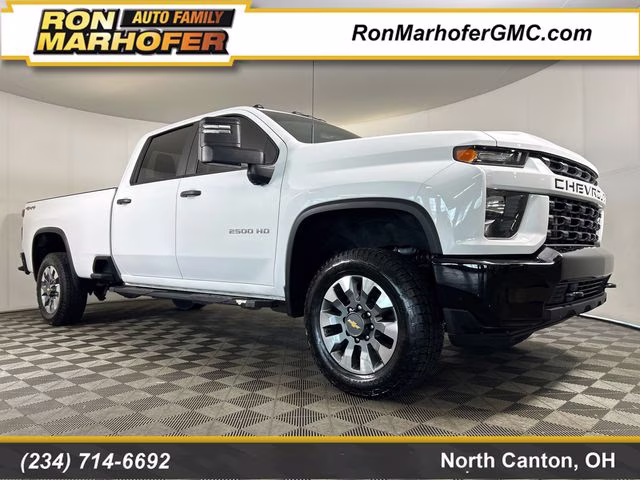 2022 Summit White Chevrolet Silverado 2500HD Custom 4X4 Truck