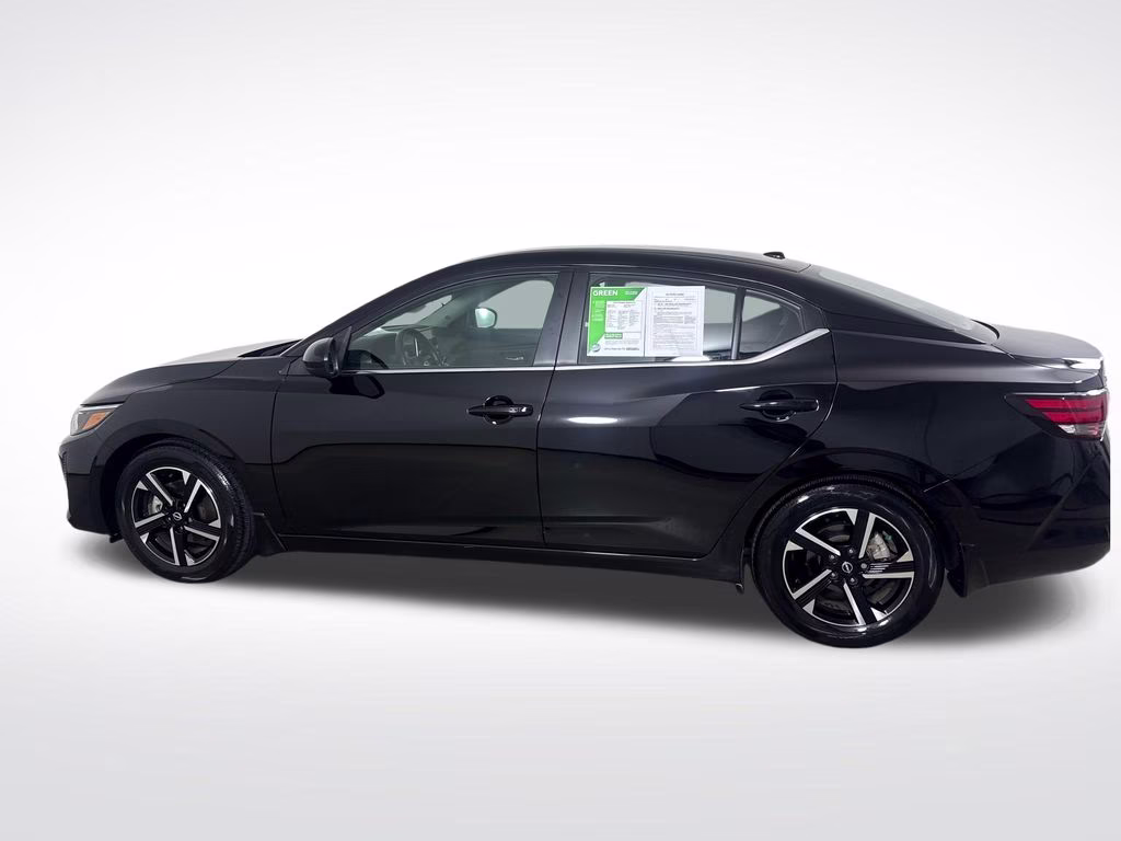 2025 Super Black Nissan Sentra SV FWD Sedan