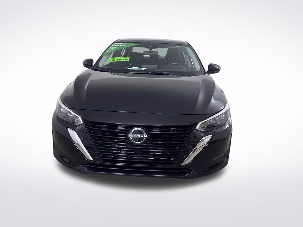 2025 Super Black Nissan Sentra SV FWD Sedan