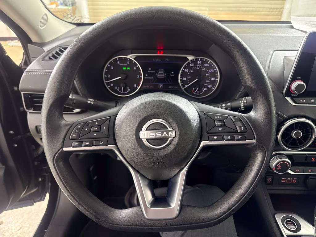 2025 Super Black Nissan Sentra SV FWD Sedan