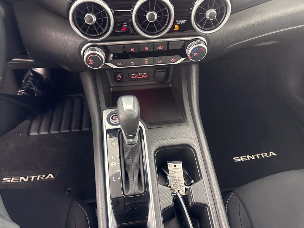 2025 Super Black Nissan Sentra SV FWD Sedan
