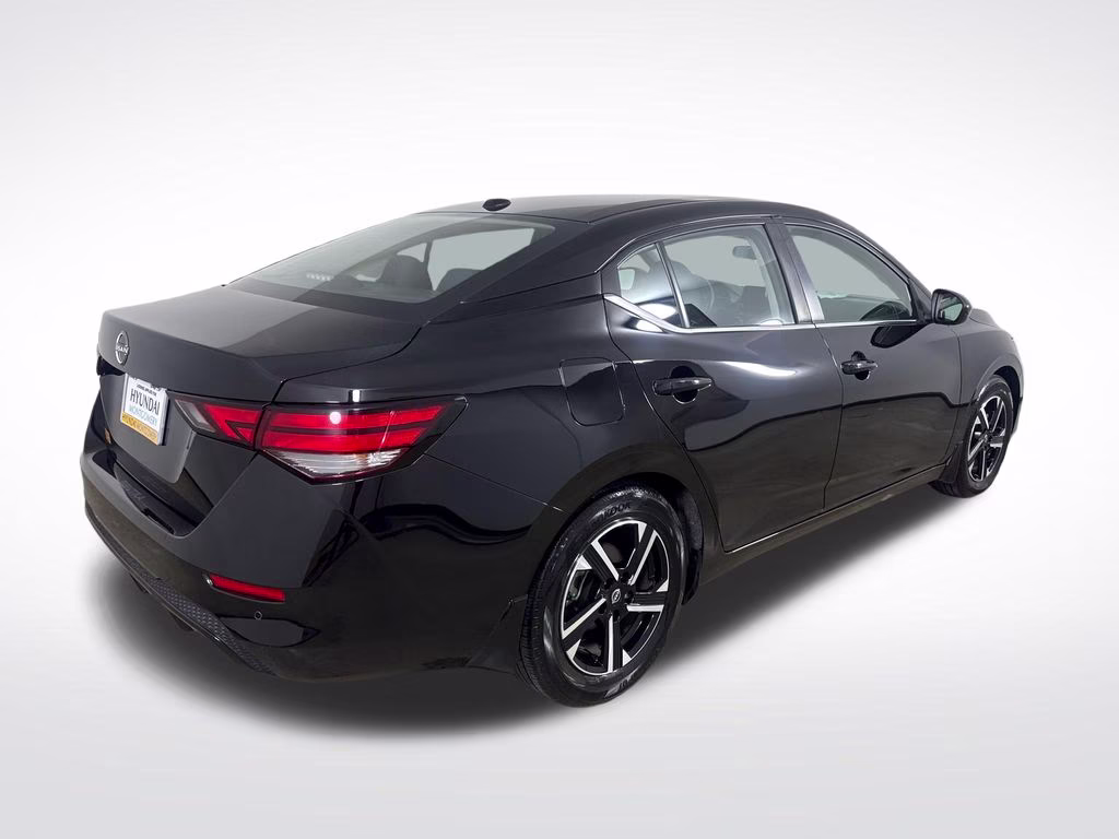 2025 Super Black Nissan Sentra SV FWD Sedan
