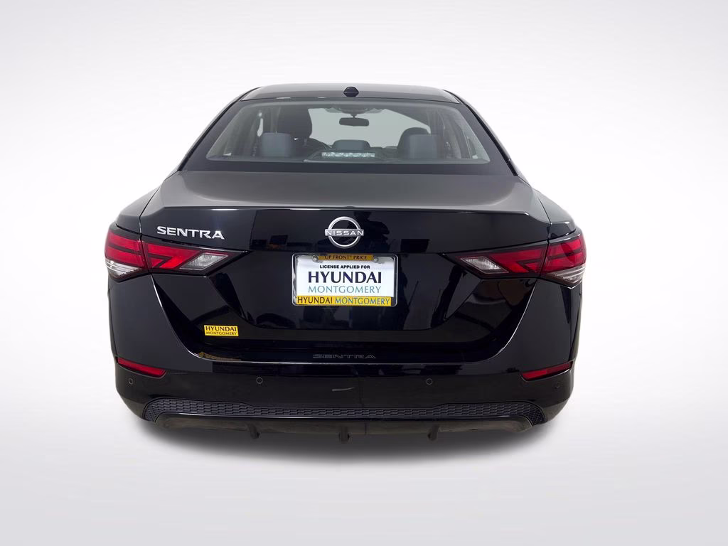 2025 Super Black Nissan Sentra SV FWD Sedan