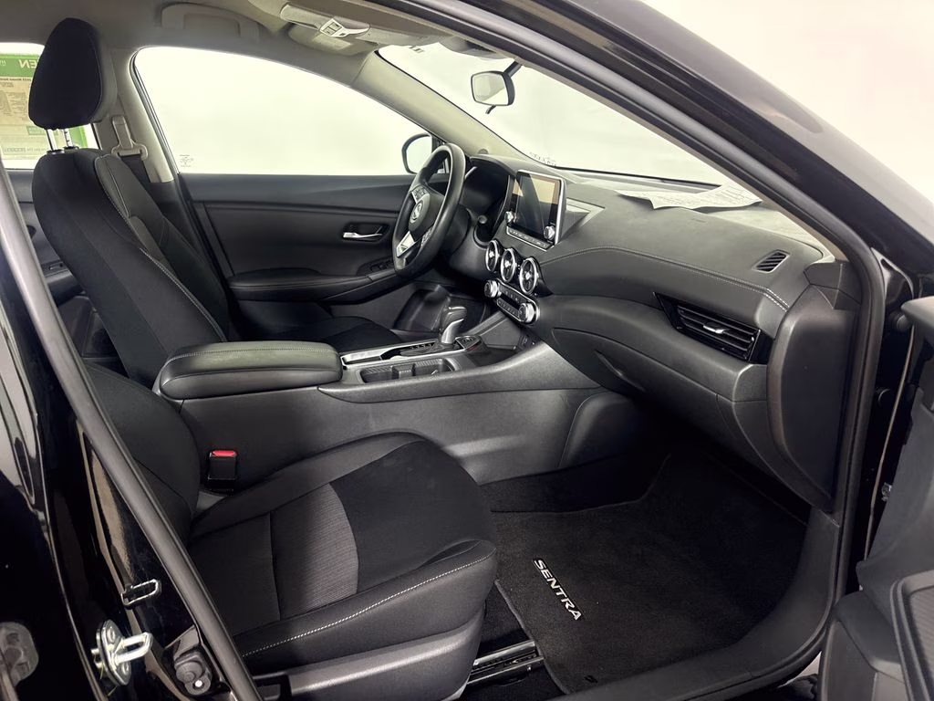 2025 Super Black Nissan Sentra SV FWD Sedan
