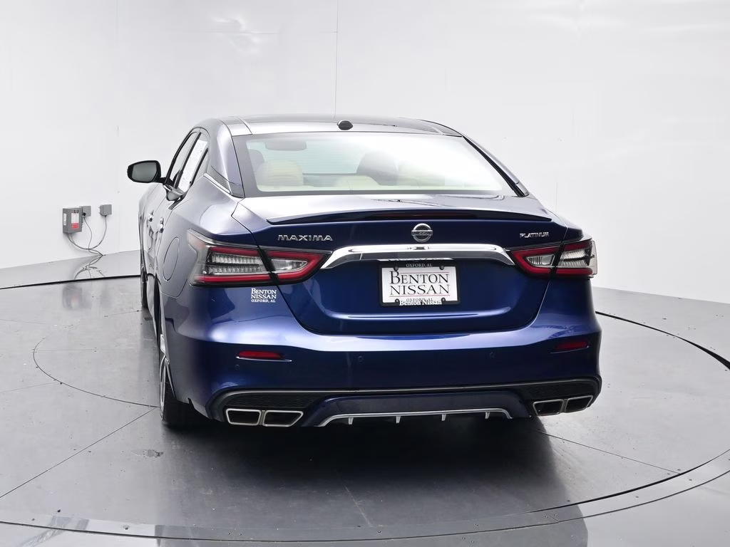 2021 Deep Blue Pearl Nissan Maxima Platinum FWD Sedan