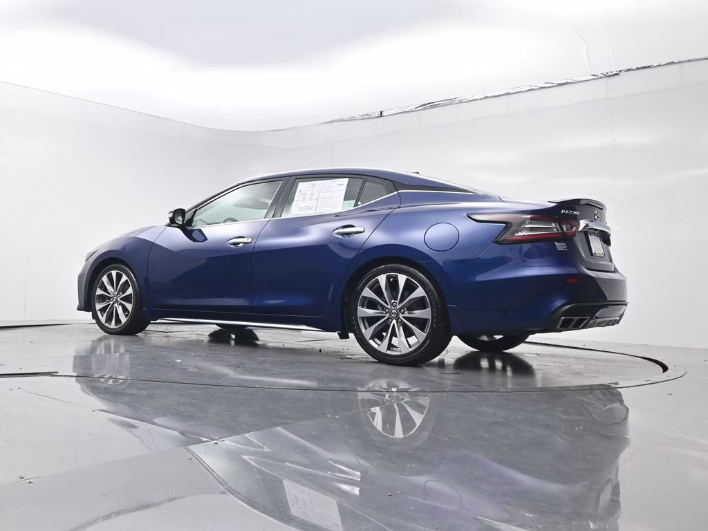 2021 Deep Blue Pearl Nissan Maxima Platinum FWD Sedan