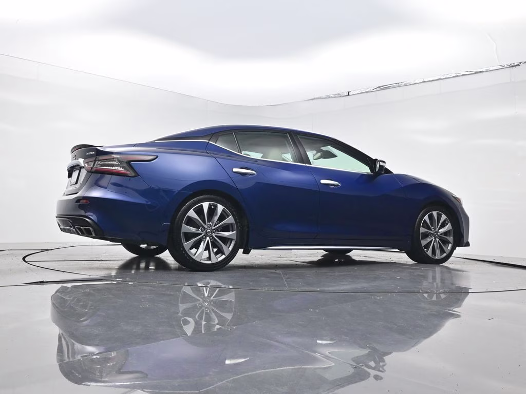 2021 Deep Blue Pearl Nissan Maxima Platinum FWD Sedan