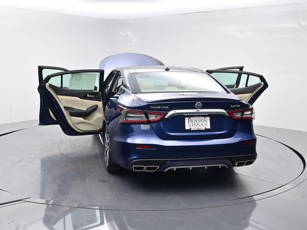 2021 Deep Blue Pearl Nissan Maxima Platinum FWD Sedan