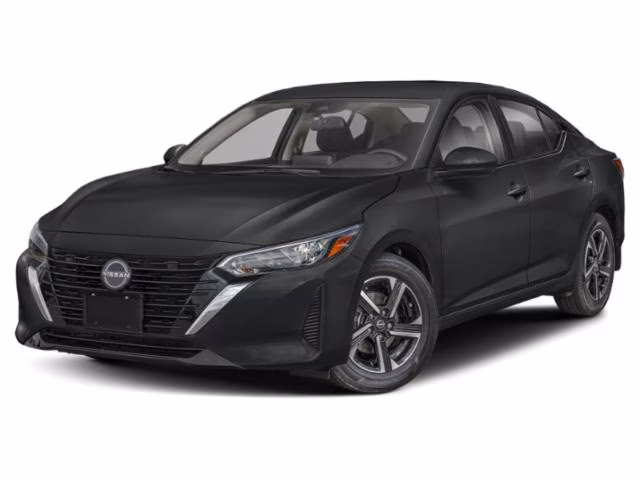 2025 Super Black Nissan Sentra SV FWD Sedan