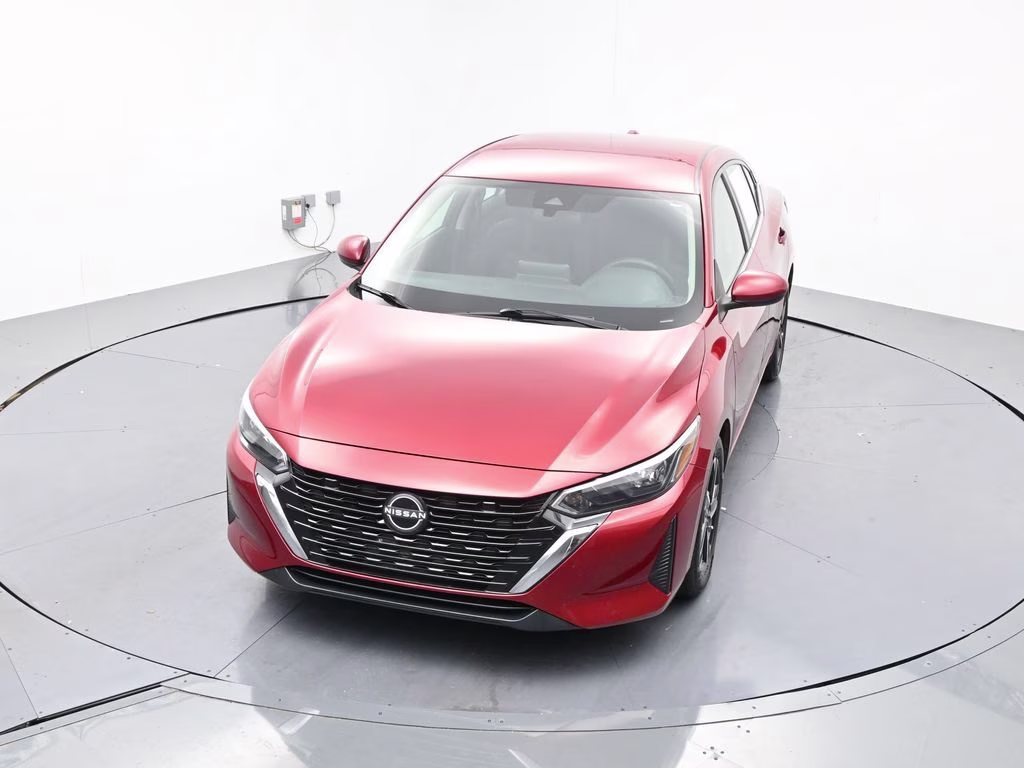 2025 Scarlet Ember Tintcoat Nissan Sentra SV FWD Sedan