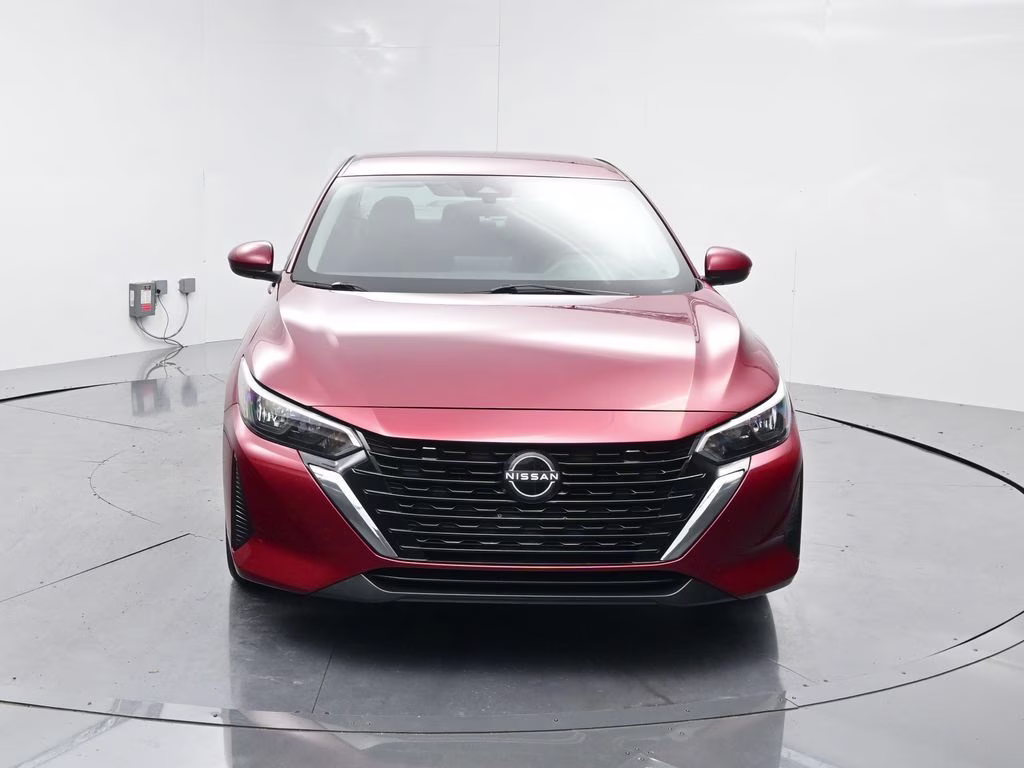 2025 Scarlet Ember Tintcoat Nissan Sentra SV FWD Sedan