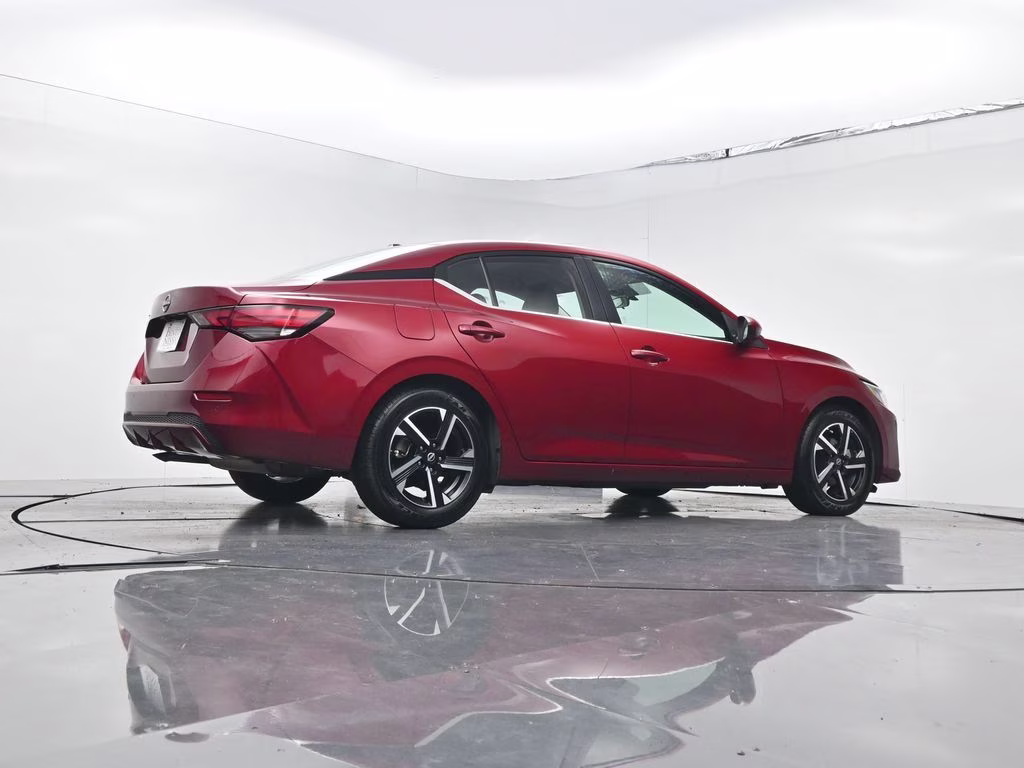 2025 Scarlet Ember Tintcoat Nissan Sentra SV FWD Sedan