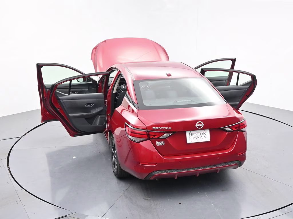 2025 Scarlet Ember Tintcoat Nissan Sentra SV FWD Sedan