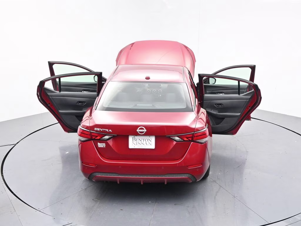 2025 Scarlet Ember Tintcoat Nissan Sentra SV FWD Sedan