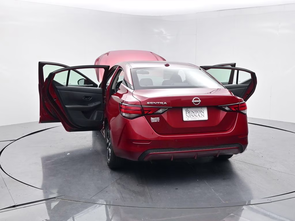 2025 Scarlet Ember Tintcoat Nissan Sentra SV FWD Sedan