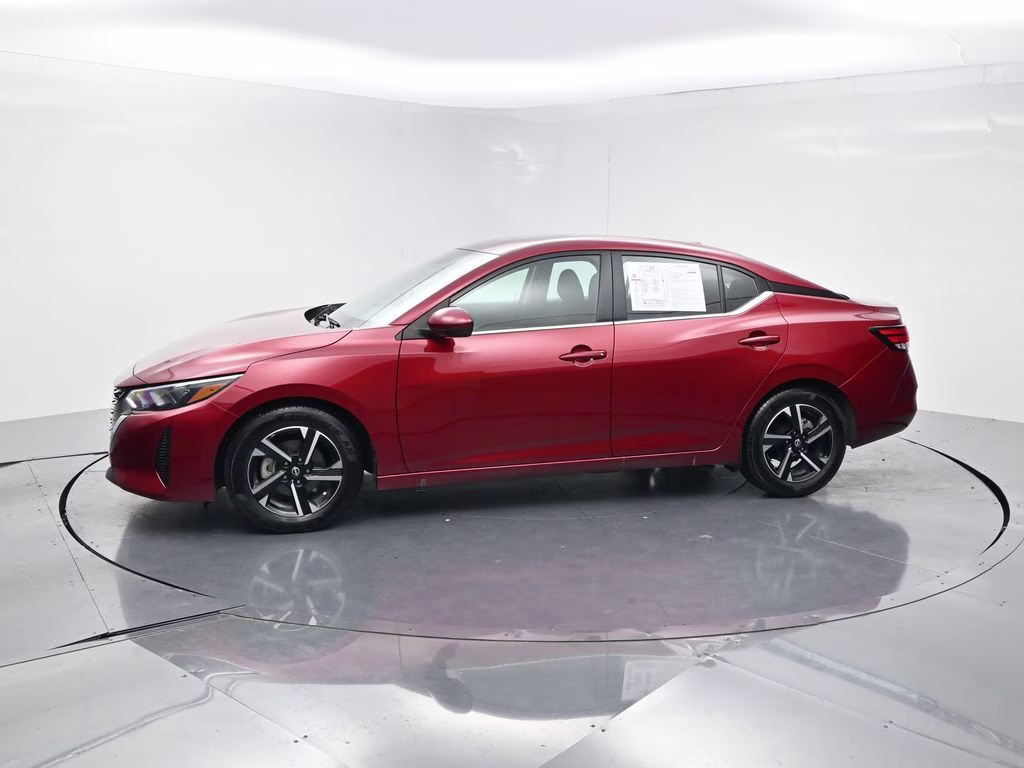 2025 Scarlet Ember Tintcoat Nissan Sentra SV FWD Sedan