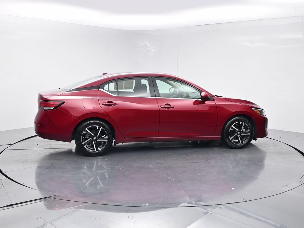 2025 Scarlet Ember Tintcoat Nissan Sentra SV FWD Sedan
