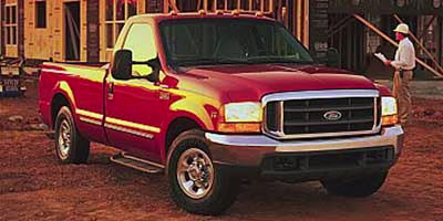 1999 White Ford Super Duty F-250 4X4 Truck