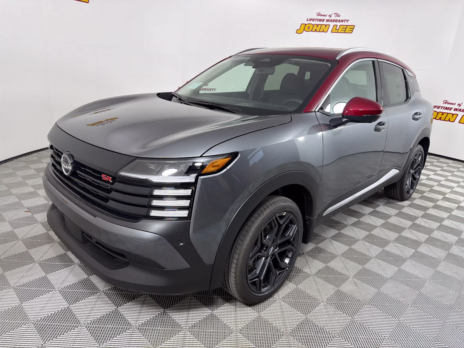 2026 Gun Metallic/Scarlet Ember Tintcoat Nissan Kicks SR FWD SUV