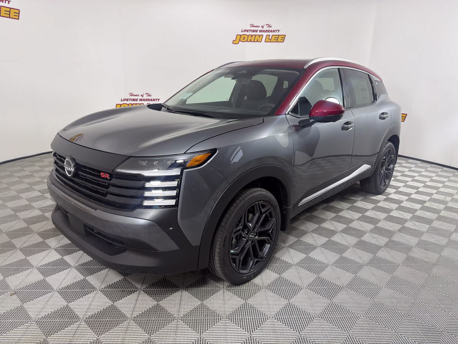 2026 Gun Metallic/Scarlet Ember Tintcoat Nissan Kicks SR FWD SUV