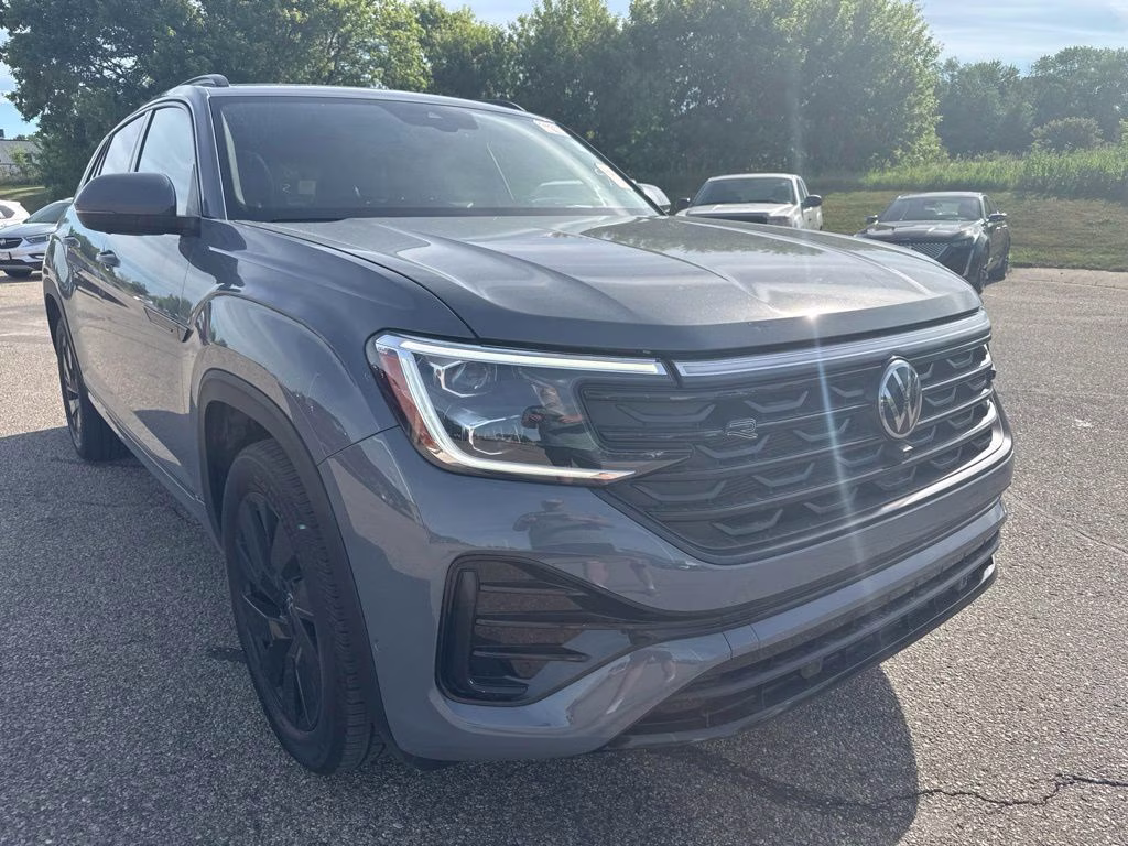 2024 Pure Gray Volkswagen Atlas Cross Sport 2.0T SEL Premium R-Line AWD SUV