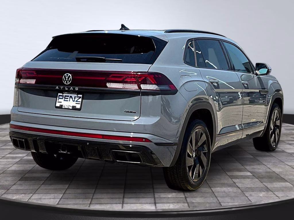 2024 Pure Gray Volkswagen Atlas Cross Sport 2.0T SEL Premium R-Line AWD SUV