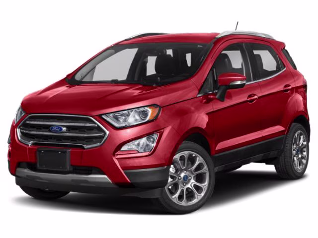 2020 Race Red Ford EcoSport Titanium 4X4 SUV