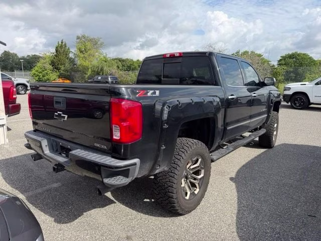 2018 Black Chevrolet Silverado 1500 LTZ 4X4 Truck