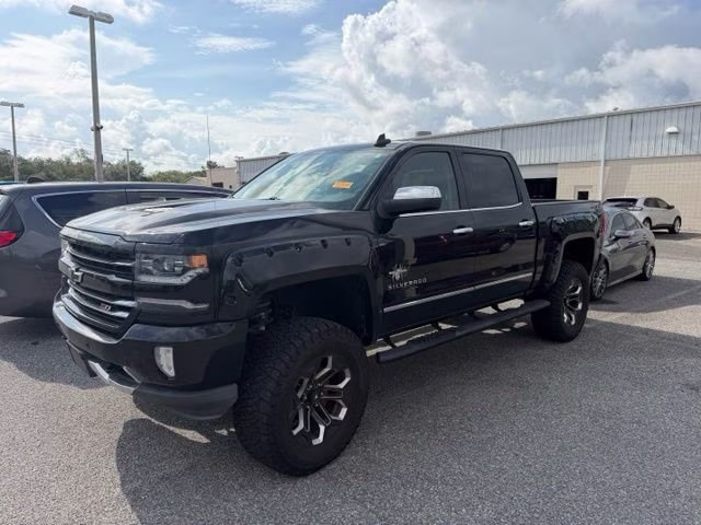 2018 Black Chevrolet Silverado 1500 LTZ 4X4 Truck