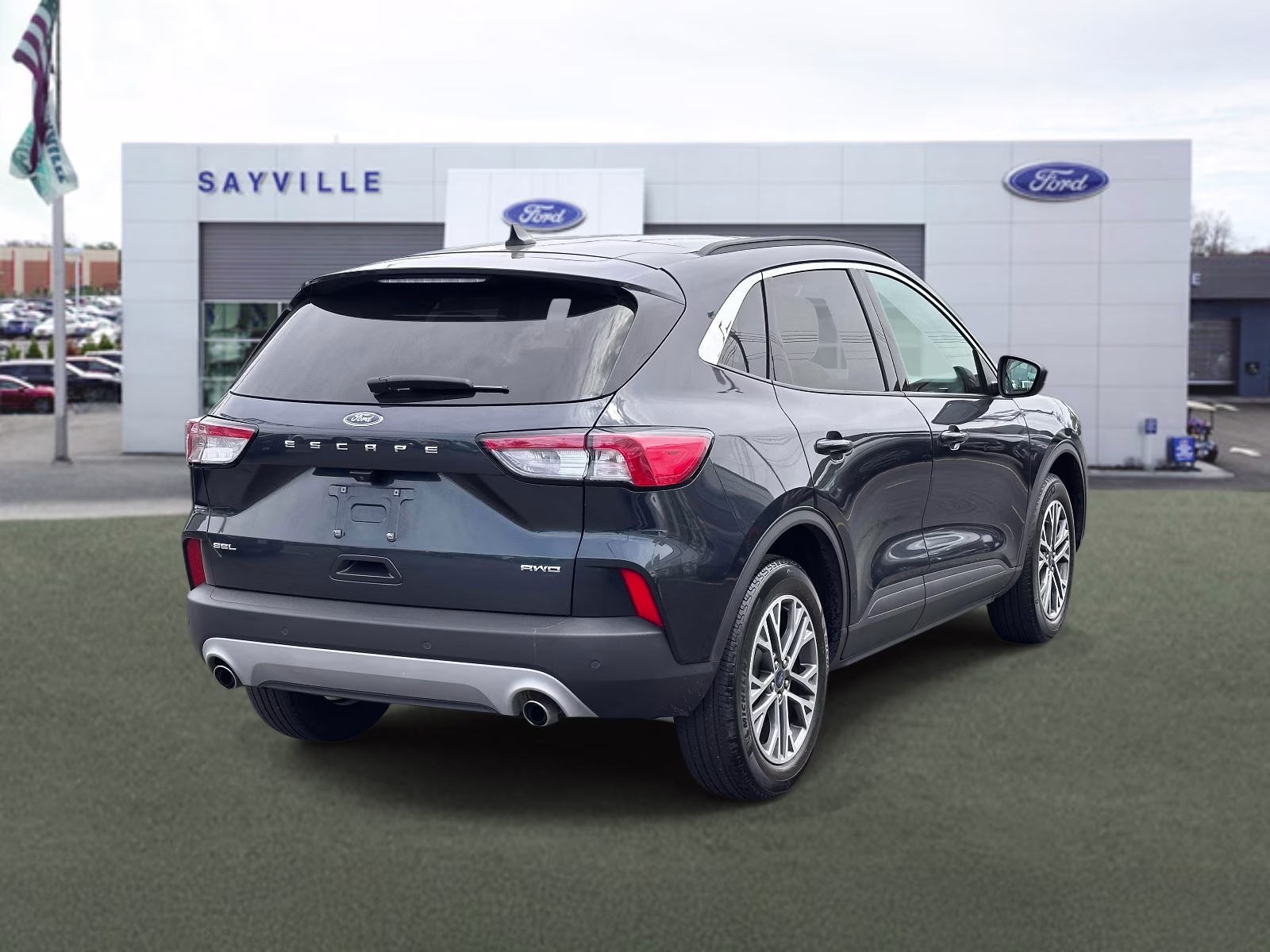 2022 Stone Blue Metallic Ford Escape SEL AWD AWD SUV