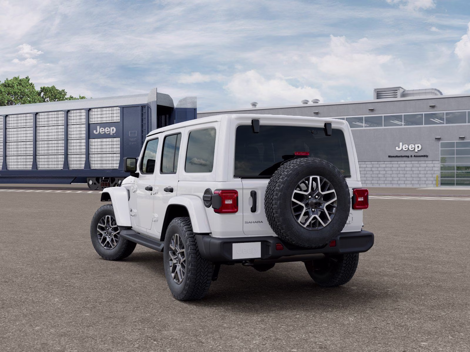 2026 Bright White Clearcoat Jeep Wrangler Sahara 4X4 SUV