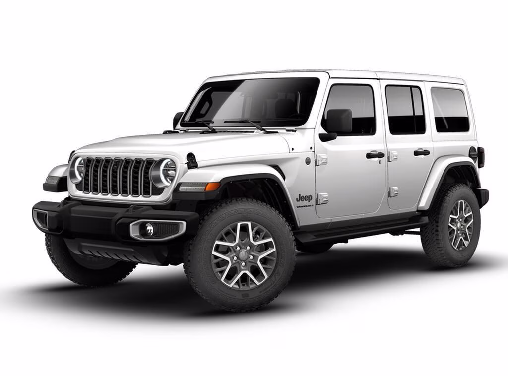 2026 Bright White Clear Coat Jeep Wrangler Wrangler 4-door Sahara 4-door