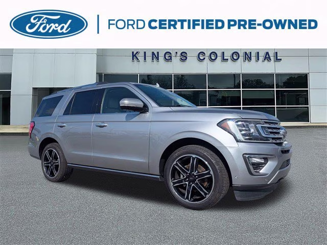 2020 Iconic Silver Metallic Ford Expedition Limited w/Htd & Cld Leather, Panoramic M 4X4 SUV