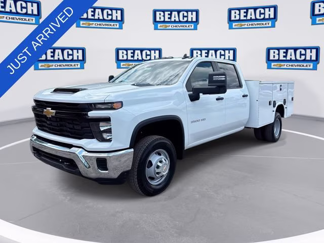 2026 Summit White Chevrolet Silverado 3500 HD Chassis Cab Work Truck RWD Truck