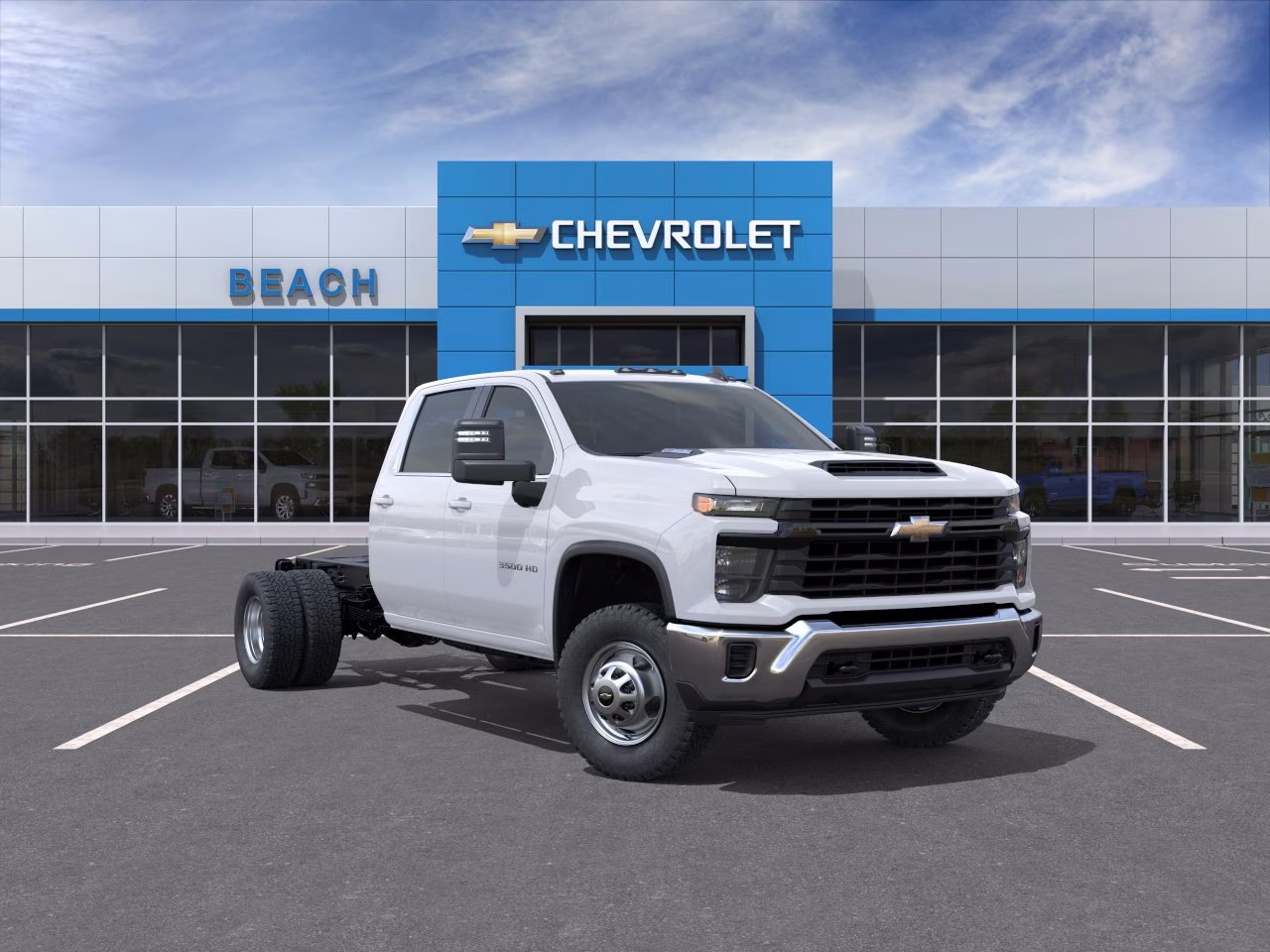 2026 Summit White Chevrolet Silverado 3500 HD Chassis Cab Work Truck RWD Truck