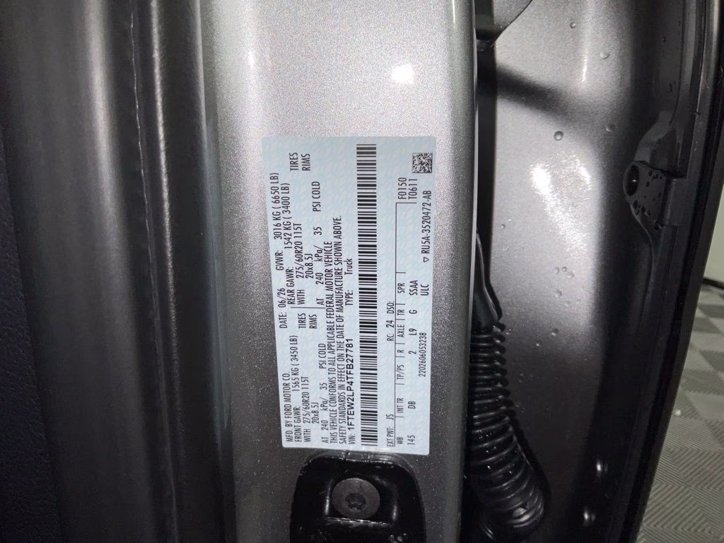 2026 Silver Metallic Ford F-150 STX 4X4 Truck