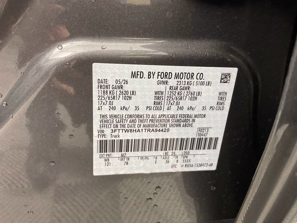 2026 Gray Metallic Ford Maverick XLT FWD Truck