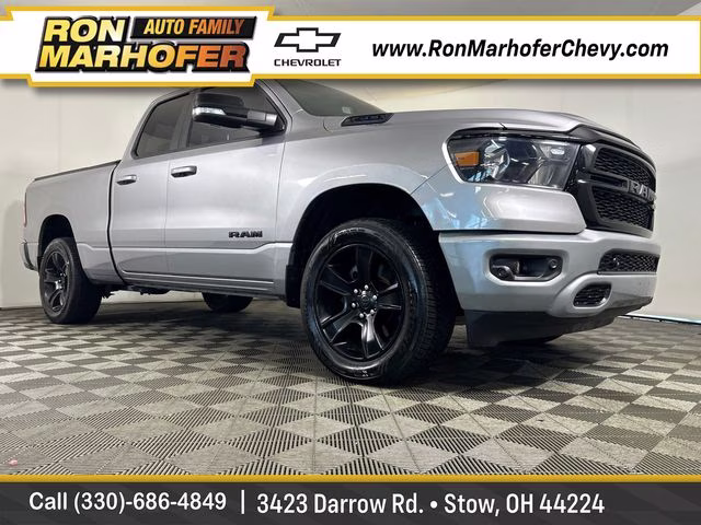 2022 Billet Silver Metallic Clearcoat Ram 1500 Big Horn/Lone Star 4X4 Truck